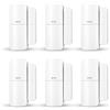 AGSHOME Sensore per porta e finestra (6 pezzi), richiede connessione AGSHOME hub per sistema di allarme e Smart Home, compatibile con Smart Life