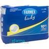 SVAS BIOSANA SpA Farmex Pannolone Sagomato Lady Super per Incontinenza Leggera, 10 Pezzi