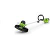 Greenworks Bordatore 40v g40ltk2 CON batteria 2Ah e caricabatteria