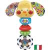 VTech Leo Sonaglino Interattivo, Sonaglio Neonato con Attivazione a Pulsante Luminoso, Gioco Neonato con 15 Melodie e 35 Frasi, Spegnimento Automatico, Lingua Italiana, Batterie Incluse, 3-36 Mesi