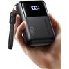 INIU Laptop Power Bank, Piccolo 100W PD3.0 25000mAh Alta Capacità Powerbank, USB-C Ricarica Rapida Caricatore Portatile per MacBook Pro, Steam Deck, iPhone 17 16 15 Pro, Samsung S22, iPad Pro ecc.