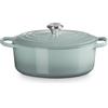 LE CREUSET Cocotte Ovale Evolution 29cm Salvia Ghisa Vetrificata