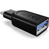 Icybox Adattatore IcyBox IB-CB003 USB3.0 C-A M/F Nero [31603]