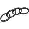 A ABSOPRO 4Pz Plastica 67.1Mm A 58.1Mm Auto Mozzo Centrico Anelli Nero Sostituzione dell'articolo