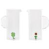 Ad Trend Caraffa con Decoro Assortito 3D 1,4 Lt D 17 Cm H 22 Cm Vetro Trasparente 1 Pz