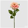 EDG Enzo De Gasperi Rosa Ramo con Foglie H 58 Cm Pianta Artificiale Pesca