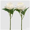 EDG Enzo De Gasperi Peonia Ramo con Foglie Ass. H 58 Cm Pianta Artificiale Bianco 1 Pz