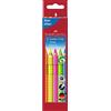 FABER-CASTELL - Set di matite colorate Jumbo Grip Neon, 5 pezzi