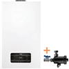 Riello Caldaia a Condensazione Riello Residence HM 25 Kis Metano\Gpl Low Nox con Kit scarico fumi e defangatore : Kit Scarico Fumi - Adattatore Sdoppiato