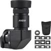 Andoer Mirino Per Fotocamera Mirino Lcd Con Lente Di Ingrandimento Mirino 1,25x / 2,5x Mirino Ad Angolo Retto Per Canon Nikon Pentax Olympus Leica Fujifilm Dslr Camera