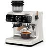 HiBREW H7B 20 bar Macchina per caffè espresso, sistema di riscaldamento doppio - Bianco