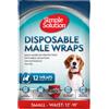 Simple Solution Pannolini monouso Simple Solution per cani maschi - Tg. S: 30 - 48 cm, 12 pz