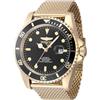 Invicta Pro Diver 47966 Orologio da Uomo - Impermeabile - Analogico - Movimento Automatico - acciaio inossidabile con quadrante nero - 47mm