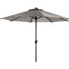 HESPERIDE Ombrellone Giardino Hespéride Loompa Ø300 cm Tortora, Alluminio