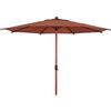 HESPERIDE Ombrellone Reclinabile Hespéride Loompa Ø300 cm Mogano, Alluminio