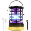 TEPENAR Repellente per insetti elettrico per zanzare, lampada IP65, impermeabile con ricarica USB, 3 modalità di luce, lampada da campeggio con gancio di sospensione per campeggio, giardini esterni
