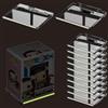 LRANFOW 12 mensole da parete per Funko Pop Anime, bordi display con strisce fosforescenti, scaffali da collezione per action figure, sala giochi, mini scaffali da collezione