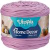 Utopia Crafts Home Decor Fettuccia per Uncinetto, 300g Filo T-Shirt Spesso Morbido Elastico per Cestini Borse Tappeti, Filo Tessuto per Principianti, Decorazione Casa, Macramè (Viola Lavanda)