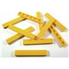 LEGO Bricks - Ferro da Stiro Liscio, 10 Pezzi, 1 x 6 Pin, Colore: Giallo