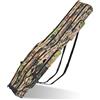 BORDEAG Borsa Da Pesca, Sacca Porta Canne Da Pesca 3 Strati, 150cm Borsa Per Canne Da Pesca, Borsa Portatile Pieghevole Attrezzatura Da Pesca Per Il Trasporto Di Attrezzatura(Colore Del Grande Albero)