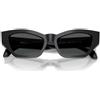Versace VE4488U GB1/87 - Occhiali da Sole Neri con Lenti Grigio Scuro