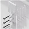 scheffinger EM3 finestra sicurezza per porte o finestre in plastica/legno/alluminio, bianco, EM3_weiss