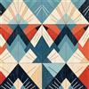ANLIKY-Pro Carta da parati autoadesiva con sfondo geometrico senza soluzione di continuità, 44 x 300 cm, pellicola decorativa rimovibile con motivo astratto colorato per mobili