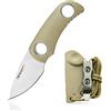 Runer Full Tang Coltello Da Caccia Campeggio a Lama Fissa 4,7Cm Con Guaina Kydex