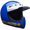 Bell Casco Moto Integrale Custom Bell MOTO-3 CLASSIC Blu