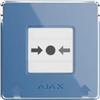 Ajax ManualCallPoint Jeweller Blu - Pulsante Manuale Wireless per Allarmi e Scenari di Emergenza - 71254