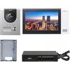 DAHUA - Kit Videocitofono IP Villa da superficie Postazione interna + Videocitofono + Switch PoE - DHI-KTP01PRO