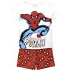 Marvel Set Pigiama di Spiderman Completo Bambini con T-Shirt e Pantaloncini | Pigiama Completo Super Morbido e Traspirante per Ragazzo (IT, età, 5 Anni, 6 Anni, Regular, Spiderman - Rosso/Bianco)