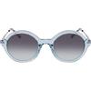 DKNY Women's Sunglasses DK714S - Crystal Ice Blue with Gradient Brown Lens