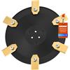 FourShow 【Coupe Plus Efficace】 Disque de Lames+ 6 pièces de rechange Compatible avec Husqvarna Automower 305 (jusqu'au Modèle 2016), Compatible avec Gardena R38Li-R80Li pour tondeuse robotisée