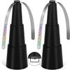 PQETBV 2 Pezzi Repellenti per Mosche, Repellente Mosche Pieghevole Appendibile Ventilatore Anti-Mosche, Scaccia Portatile Mosche daTavolo, Scaccia e Allontana Mosche, Moscerini e Zanzare dal Cibo
