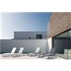 Bizzotto Lettino con ruote cleopas antracite ZH11