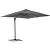 Bizzotto Ombrellone palo laterale porto 3x3 antracite/grigio