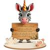 HOLDLEAF Zebra positiva, regalo originale zebra, in legno, regalo creativo per soldi in legno, idea regalo per uomini e donne
