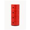 Kartell Contenitore di design con 4 cassetti Componibili, alt. 77 cm
