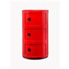 Kartell Contenitore di design con 3 cassetti Componibili, alt. 59 cm