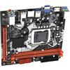 Eurowagens Scheda Madre Supporto Per H110 LGA1151 2 DDR4 SATA3.0 M.2 NVME Gaming