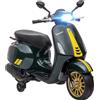 Scooter Elettrico Vespa 6 V Moto Elettrica per Bambini 3-6 Anni Dim. 107L X 47W