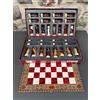 Senza marchio Set Scacchi Trojan & Spartan - X Grande Tavola in Legno Intarsiato da 17" | R...
