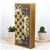 Senza marchio Backgammon Set Tavola di legno persiana Khatam fatta a mano 19,6" - Regalo...