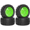 Eurowagens RC Pneumatici 110 Camion Pneumatici E Ruote Telecomando Verde