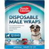Simple Solution Pannolini monouso Simple Solution per cani maschi - Tg. M: 38 - 58 cm, 12 pz