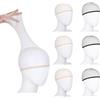 Apausvcm 6 pezzi di rete per capelli in nylon Wig Cap,rete per parrucche in rete, rete per parrucche, parrucche traspiranti, accessori per parrucche di tutti i giorni