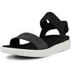 ECCO Flowtw, Sandali con Cinturino alla Caviglia, Donna, Nero (Black/Black 51052), 35 EU