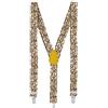 Boland - Bretelle con paillettes, lunghezza totale 75 cm con clip in metallo, portapantaloni, accessorio per carnevale, festa a tema o JGA