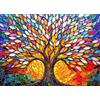 DKijoys Colorful Tree Jigsaw Puzzle da 1000 pezzi per adulti Mosaic Colorful Leaves Puzzle per adulti 1000 pezzi